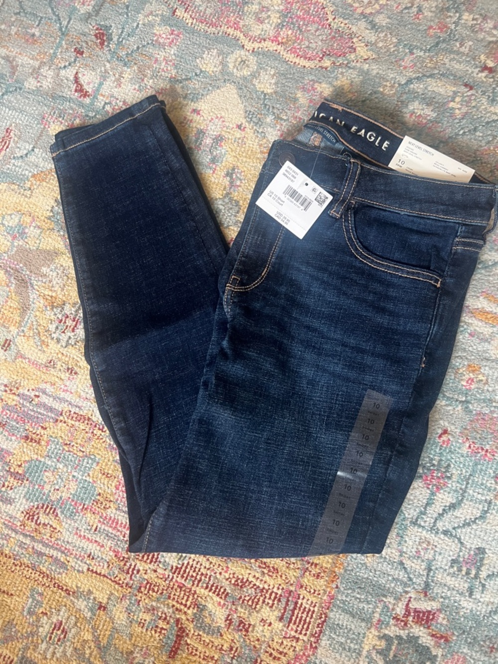 American Eagle Outfitters Dark Blue Skinny Jeans